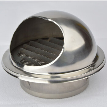 油烟机管道 外罩304不锈钢通风口c管油机外墙风帽排风口通气孔罩风管