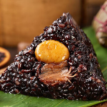 五芳斋粽子黑米咸蛋黄板栗肉粽大棕子礼盒包装散装端午节纯手工新