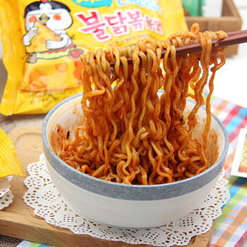 韩国三养芝士火鸡面140g 超辣鸡肉奶酪味干拌进口方便面