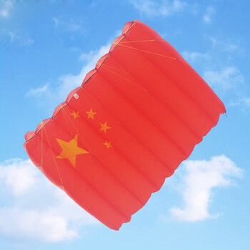 风筝国风新款大型软体立体五星风筝成人儿童好飞易飞红旗风筝定做潍坊