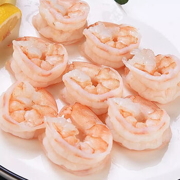 开背大虾仁现剥鲜冻特大号新鲜无冰衣去虾线速冻青虾仁冷冻白虾仁 无