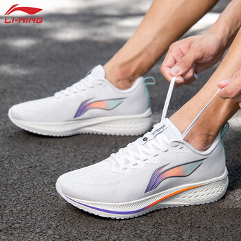 李宁男鞋运动鞋子男超轻20软底网面鞋夏季透气回弹止滑马拉松竞速鞋子