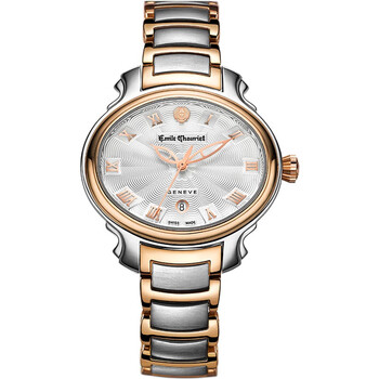 艾米龙emilechouriet瑞士手表明珠系列机械女表情侣表063881l64213