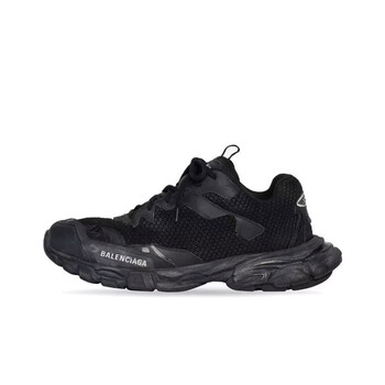巴黎世家balenciaga男鞋老爹鞋休闲鞋track30时尚运动鞋黑色700875w