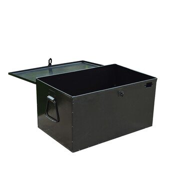 艾诺堡加厚铁皮箱子特大号金属工具箱空箱储物箱皮卡车后箱工具箱多功