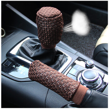 适用韩国卡通汽车档位套排挡套手动自动档把套档杆挡头套手刹内饰套装