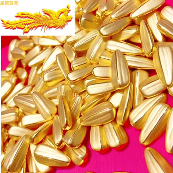 胤祺珠宝老凤凰黄金瓜子足金999财富种子金条料攒金豆豆投资收藏生日