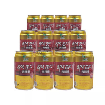 青海湖藏缘西藏拉萨世博青稞酒320ml米酒低度青稞酒 青稞啤 12瓶青稞