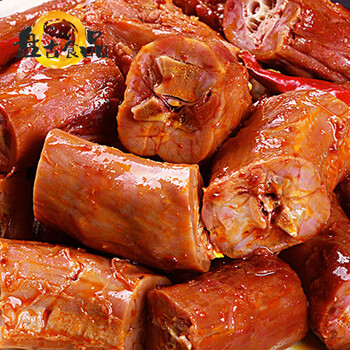 绝味【鸭脖】鸭脖子卤味产香辣鸭脖零食真空4包装 香辣鸭脖30包 【中