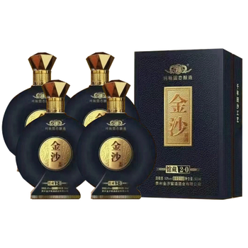 金沙酱酒 53度 酱香型白酒 商务宴请送礼500ml*4瓶整箱【图片 价格