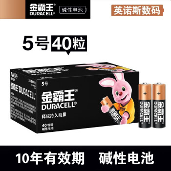 金霸王 （Duracell）碱性电池\/干电池 适用玩具遥控器\/电子秤\/无线鼠标 5号40节