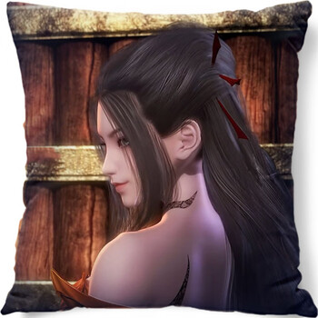 天行九歌抱枕动漫周边焰灵姬照片定制抱枕双面漫画靠垫枕送男女生礼物