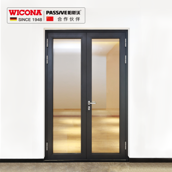 德国进口wicona门窗系统对开门定制隔音抗寒断桥铝落地玻璃门帕斯沃