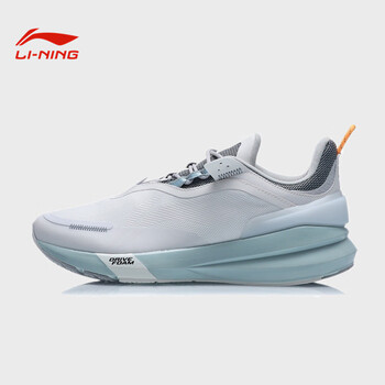 李宁20冬李宁星耀女子减震跑鞋arhq1562云雾白迷灰绿355