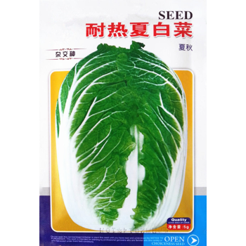 金龍 耐热夏白菜种子 杂交种 夏秋早熟大白菜种子 蔬菜种子耐热 5g/包