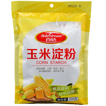 酵母食用玉米淀粉200g面粉烹饪勾芡生粉凉粉家庭烘焙原料 玉米淀粉 3