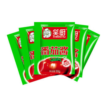 笑厨番茄酱400g850g新疆笑厨番茄酱独立袋罐装商用家用番茄酱剂非沙司