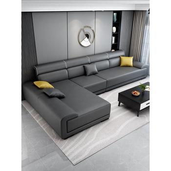 卡斯特沙发科技布 免洗科技布沙发乳胶简约现代轻奢大小户型客厅整装