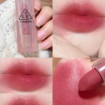 巨好看韩国3ce新款透明壳口红亚克力哑光雾面丝绒speaktome现货hazy