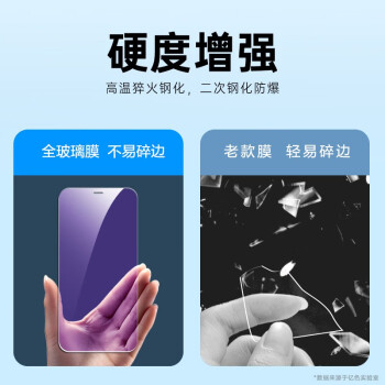 亿色(ESR) 苹果XS Max/11 Pro Max钢化膜 iphone11Pro Max抗蓝光防爆防指纹非全屏覆盖一体玻璃手机贴膜