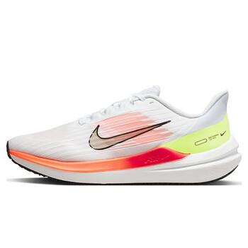 耐克nike耐克nike跑步鞋男气垫airwinflo9运动鞋dx3355100白w9全掌