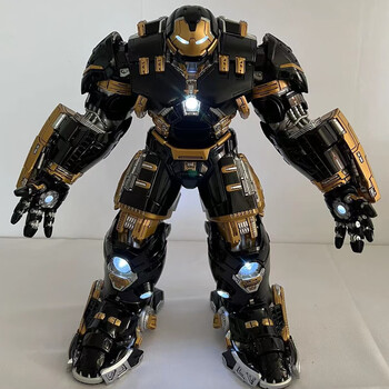 反浩克装甲1/12黑金mk44cs超合金钢铁侠可动模型 全新现货【】 新现货