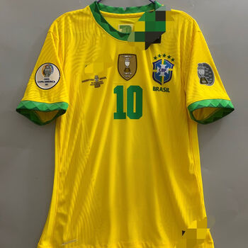 尘鸾印签内马尔签名球衣巴西内马尔球衣印签可洗涤收藏送礼物内马尔