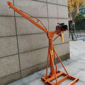 电葫芦220v小吊机家用提升机移动式电动起重机便携小型随车上料机 500