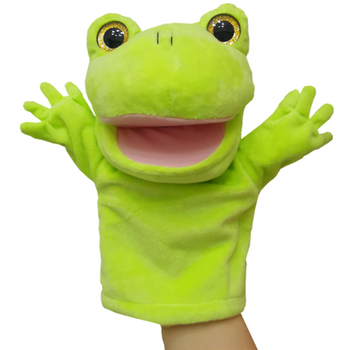 手偶套手上的安抚玩偶新品腹语动物可张嘴毛绒手控布偶嘴巴能动嘴巴能