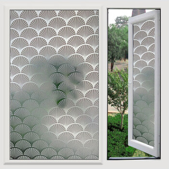 迪茵 磨砂玻璃贴纸透光不透明浴室卫生间防走光防窥玻璃纸遮光窗户