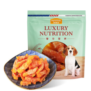 麦富迪 宠物狗狗零食 成犬幼犬训狗奖励鸡肉卷甘薯400g