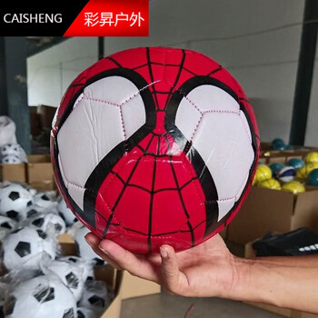 足球0到6岁玩具球儿童足球幼儿园足球5号狼刺升级加厚红蜘蛛侠裸球