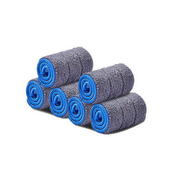 免手洗平板拖把布刮刮乐原装替换布专用平拖布家用超细纤维拖把布6条