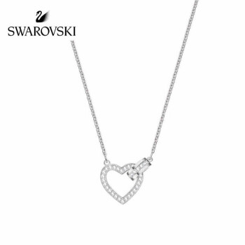 SWAROVSKI  施华洛世奇 绳结爱心 LOVELY 项链女 锁骨链女 女友礼物 时尚饰品 新年礼物 5380703