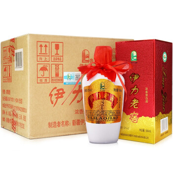 伊力特 伊力老窖 52度 高度白酒整箱装 500ml*6瓶 口感浓香型