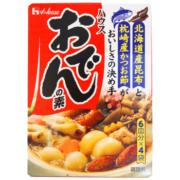 好侍（HOUSE） 日本原装进口 日式关东煮汤料火锅底料调料 炖菜料77.2g