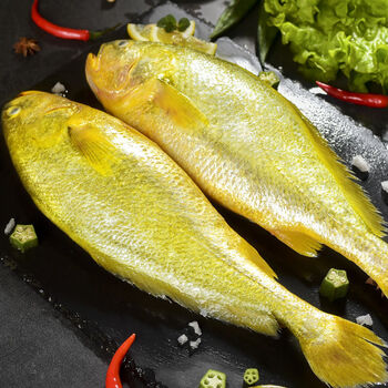 新鲜黄花鱼冷冻小黄花鱼东海大黄花鱼黄鱼海鲜3斤装57条斤