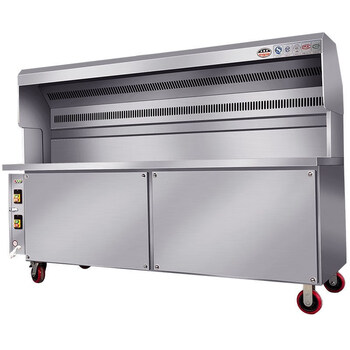 烧烤净化器烧烤车无烟商用摆摊移动烧烤架户外烧烤木炭净化烧烤炉吉普