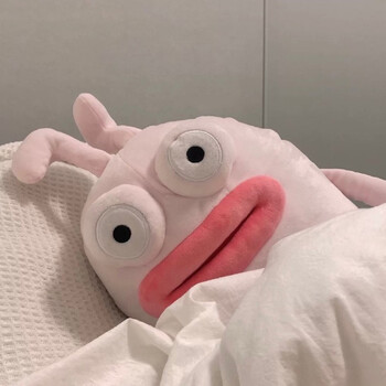 clceyins可爱大嘴小兔公仔丑萌香肠嘴搞怪玩偶安抚娃娃靠枕生日礼物送