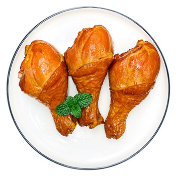 上鲜全熟奥尔良鸡翅根烧烤鸡翅烤翅炸小鸡腿清真食品 烟熏鸡琵琶腿