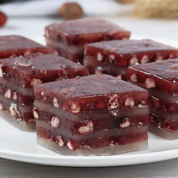 伟博 红豆糕广式早茶点心酒店传统糕点商用千层糕速冻半成品500g