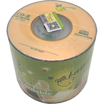 三寸cd小光盘banana小盘3寸8cm迷你可打印-r空白刻录盘光碟片 香蕉