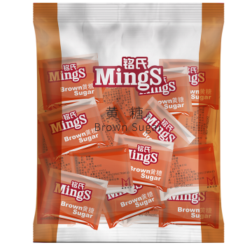 銘氏（Ming's）咖啡糖包 赤砂糖 獨立包裝黃糖 5g×100包 咖啡伴侶沖飲糖