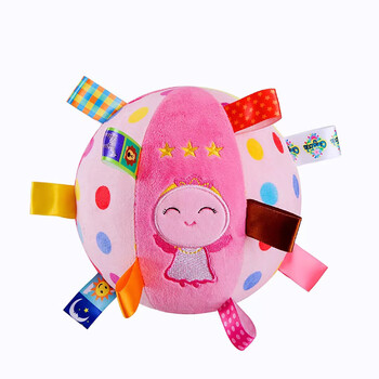 赛普达saipuda狗狗发声玩具球毛绒响铃球宠物玩具可爱解闷发小天使