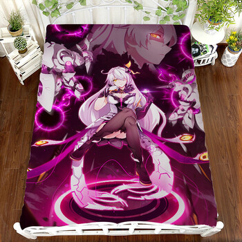 新品来图定做八重樱床单学生宿舍崩坏3动漫二次元被单单件上下铺12床