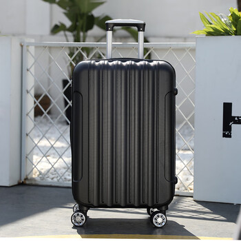 学生旅行密码箱20吋小型可登机皮箱 黑色 结实耐用-经典款 26寸大容量