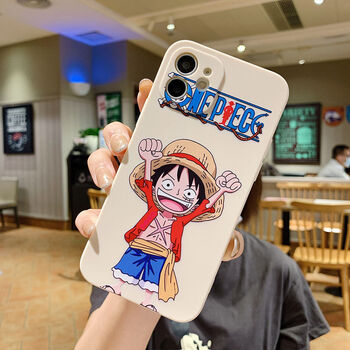 叠汇生日潮动漫海贼王路飞适用苹果13pro手机壳12max创意11个性xr保护