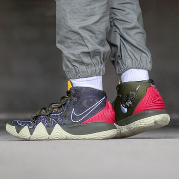 耐克nikekyrie6欧文6蓝褐上海限定绿扎染白豹纹紫迷彩篮球之星男鞋