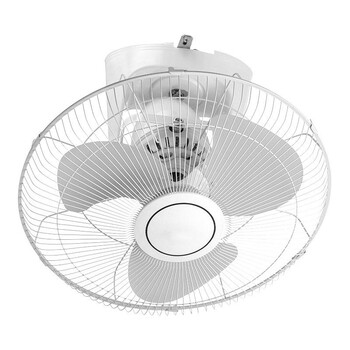 欧仓 吸顶扇摇头扇 吊顶风扇学校工程电风扇 不带调速器 16寸金属叶