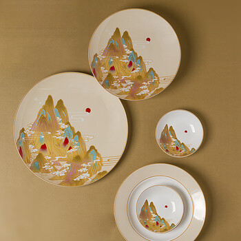 米聆乔迁之喜搬家暖房礼物送朋友亲戚实用餐具礼盒套装新居文创千里